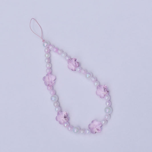 Pink Cherry Blossom Phone Charm
