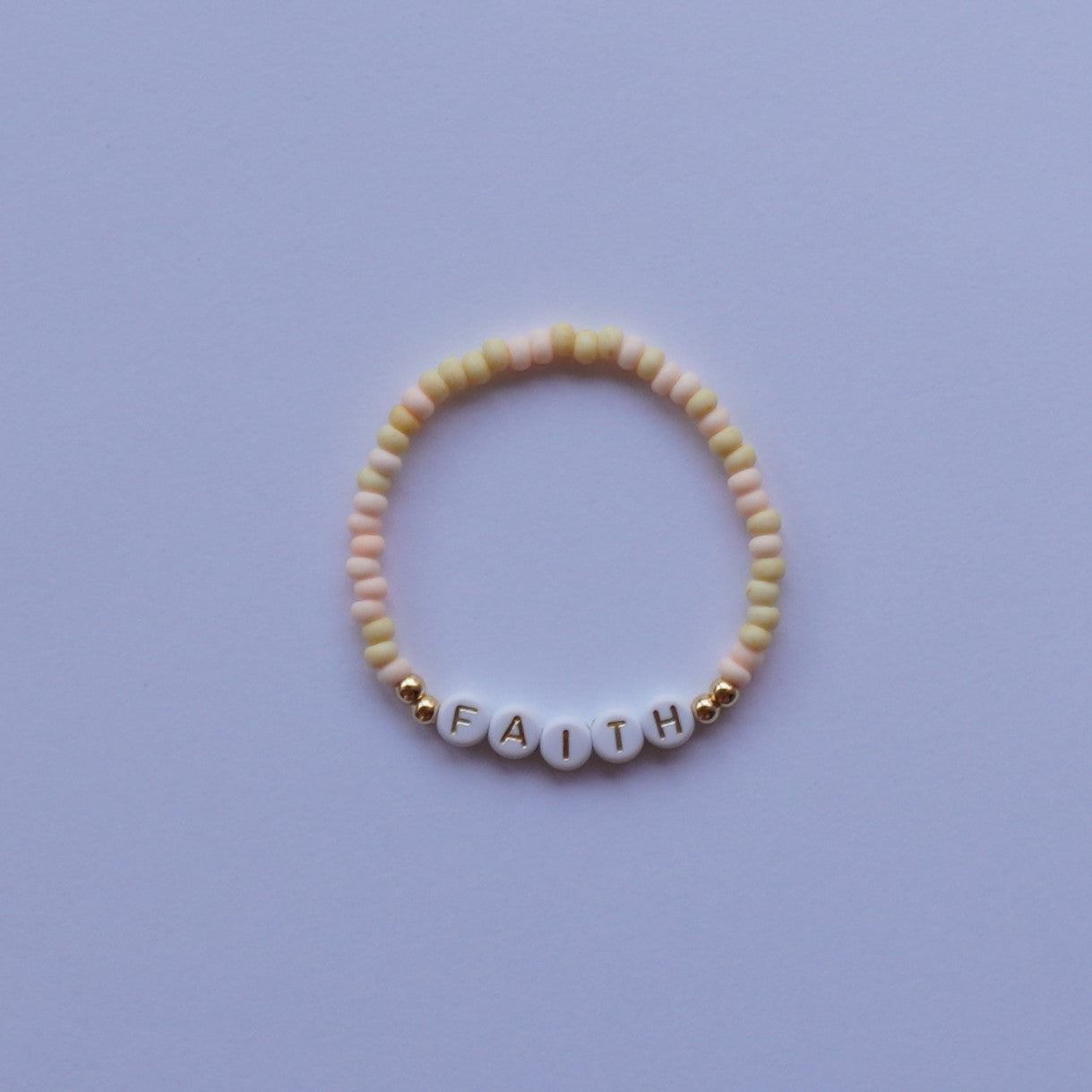 *Personalized* Porcelain Beaded Bracelet