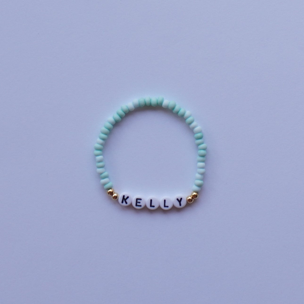 *Personalized* Porcelain Beaded Bracelet