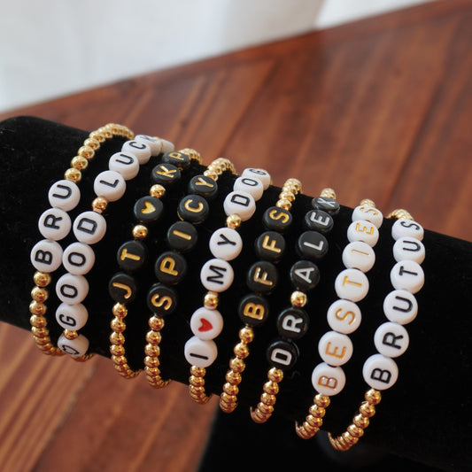 *Personalized* Classic Gold Bracelet
