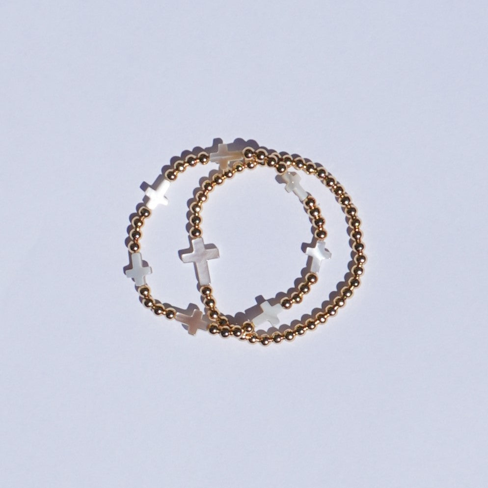 Leah Cross Bracelet